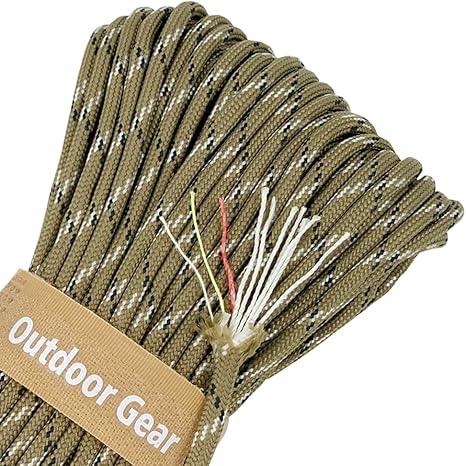 4-in-1 Survival Paracord 550 Paracord (50ft)